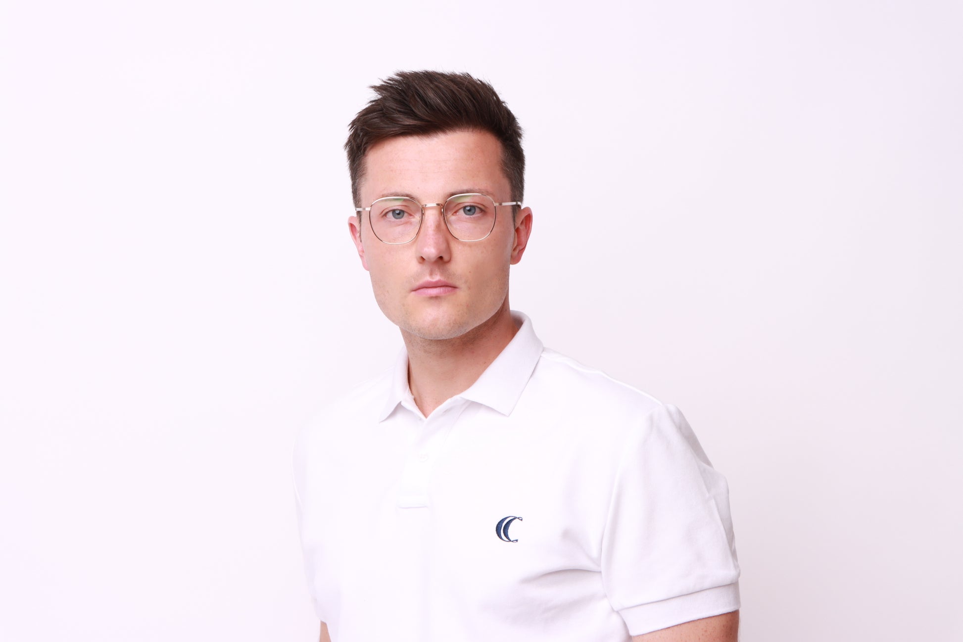 This is cultureclothing white polo made using brushed cotton