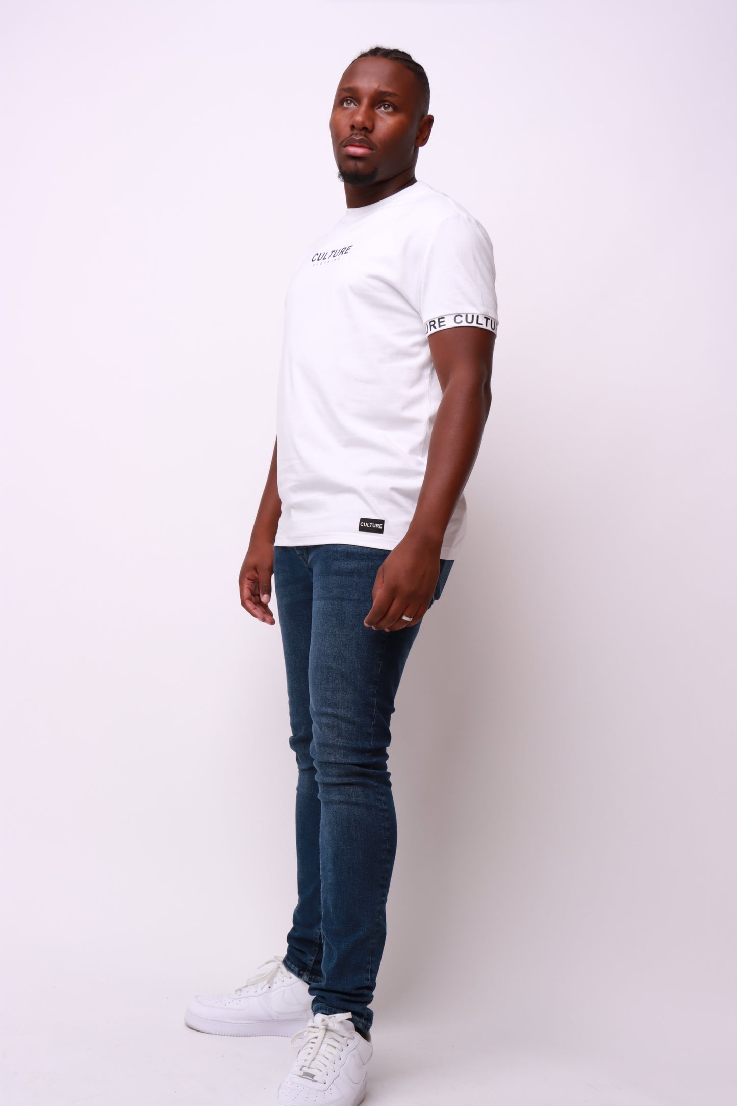 Culture Clothing white t-shirt is made with 100% organic cotton